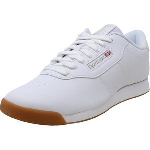 Reebok Princess White Gum Womens Casual Waking Comfort Shoes Sizes 5 - 9.5
